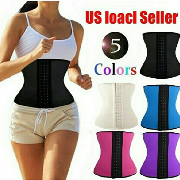 9 STEEL BONED LATEX WAIST TRAINER - Picture 2 of 4
